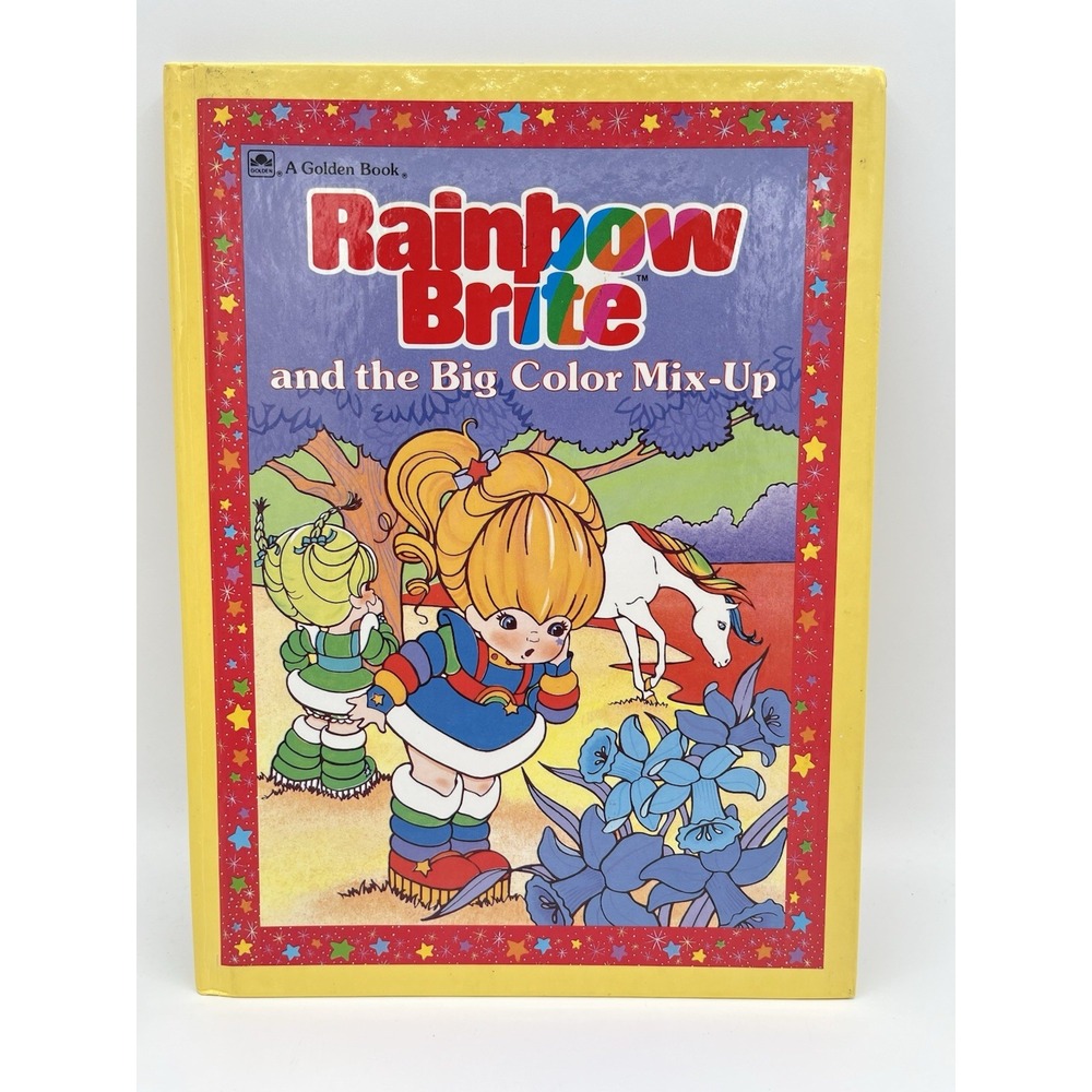 Vintage Rainbow Brite and the Big Color Mix Up Hardcover Book 1984 Hallmark